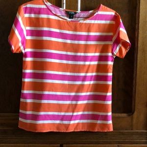 Silk striped blouse